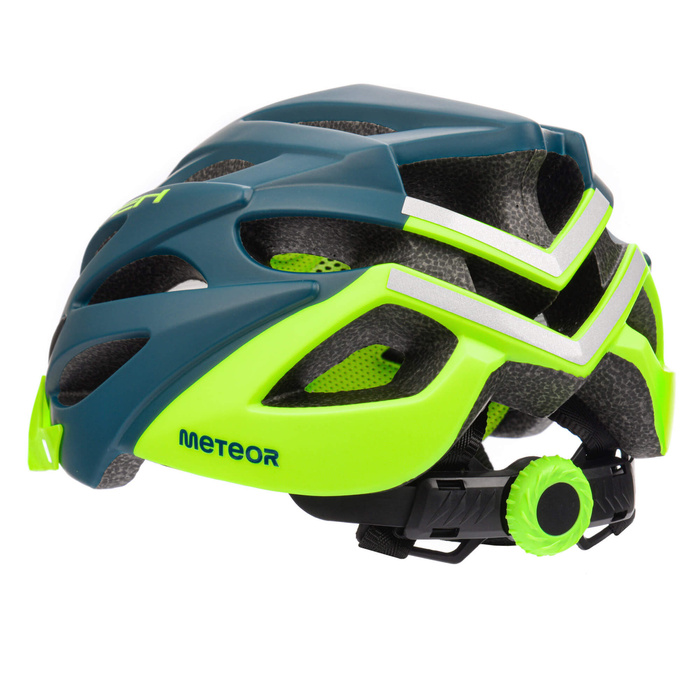 Kask rowerowy Meteor Marven S 52-56 cm zielony/ciemnozielony