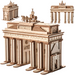 Little Story Drewniane Puzzle Model 3D - Brama Brandenburska