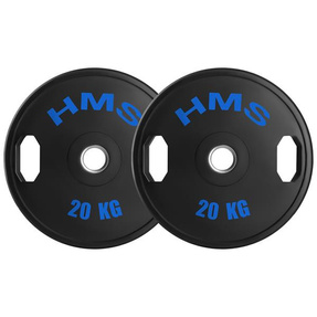 TOG20 2 x 20 KG TALERZ OLIMPIJSKI OGUMOWANY 2 x 20 KG HMS