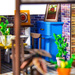 LITTLE STORY Składany Drewniany Domek Model Puzzle 3D Corner Coffe House