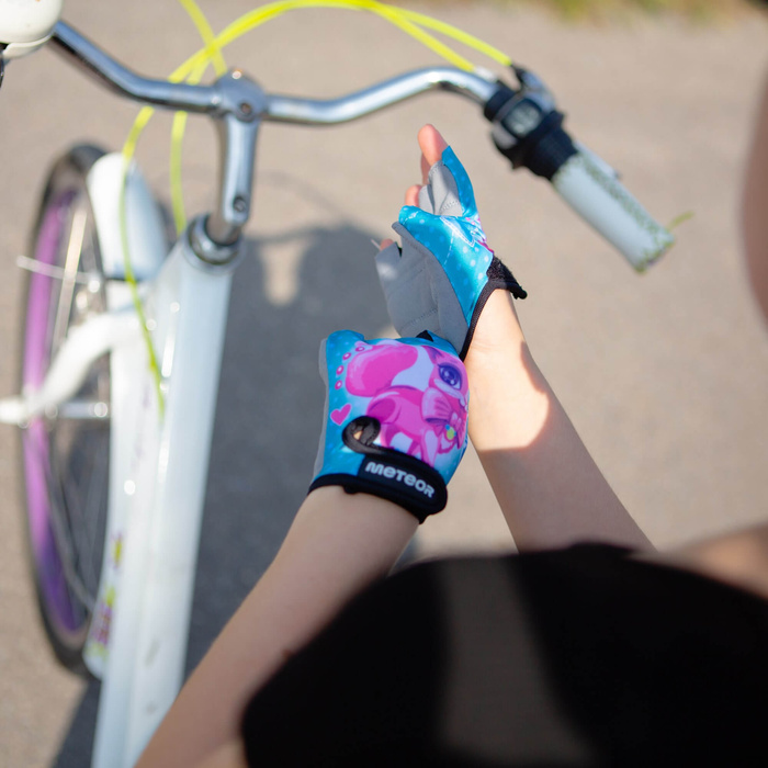 Rękawiczki rowerowe Meteor Kitty XS