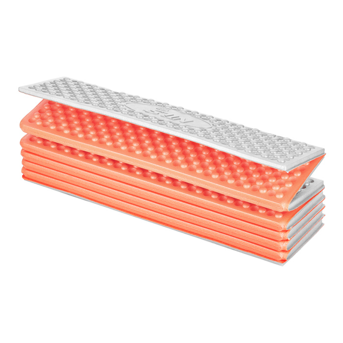 NC17103 KARIMATA SKŁADANA TURYSTYCZNA Z PODBICIEM ALUMINIOWYM + XPE 195 CM POMARAŃCZOWA NILS CAMP