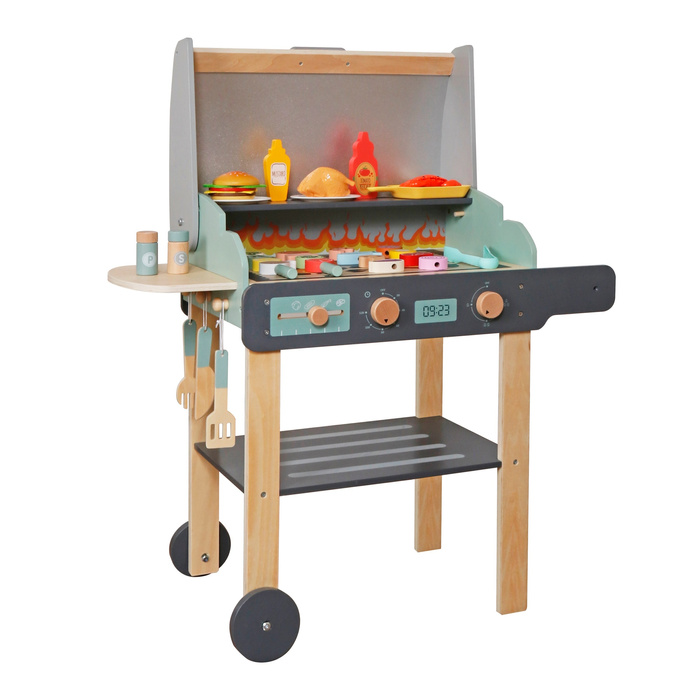Drewniany grill zabawka dla dzieci
