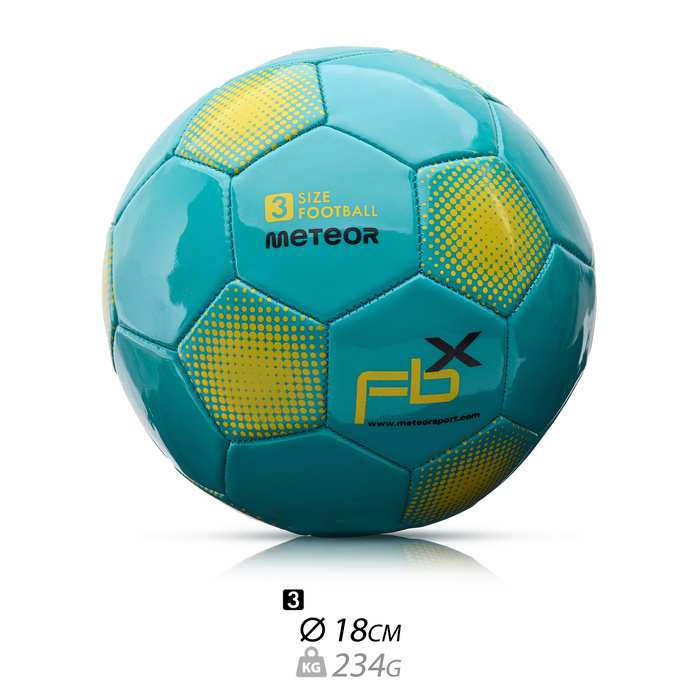 Piłka nożna Meteor FBX 3 niebieska