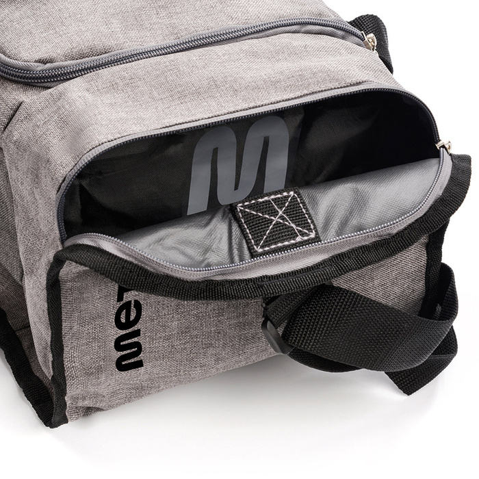 Torba fitness Meteor Nepr szary melanż/czarny