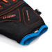 Rękawiczki rowerowe Meteor Gel GX36 L niebieski/pomarańczowy