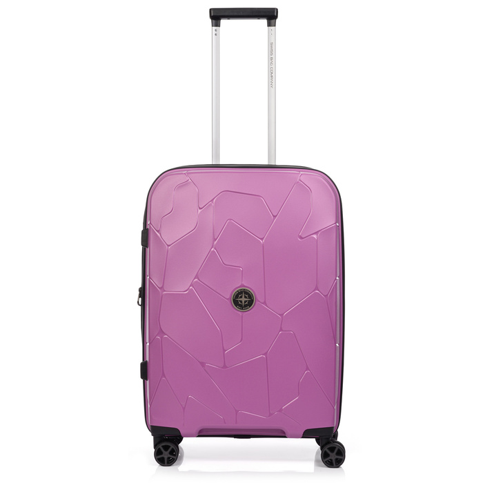 Średnia walizka SwissBags Lava 66 cm crocus