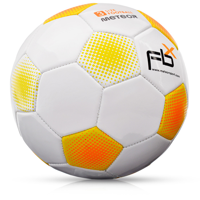 Piłka nożna Meteor FBX 3 biały