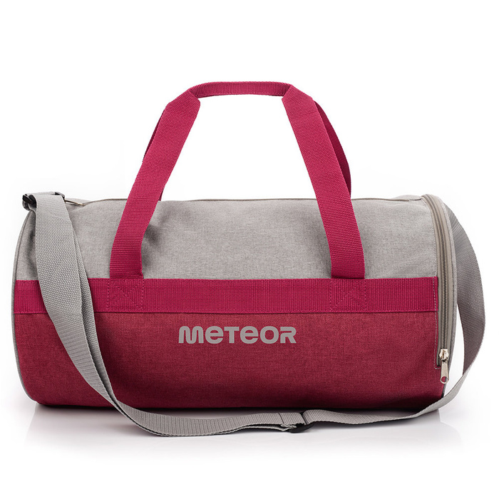 Torba fitness Meteor Siggy purpurowy/szary