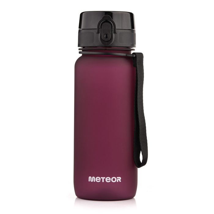Bidon sportowy Meteor 650 ml bordowy