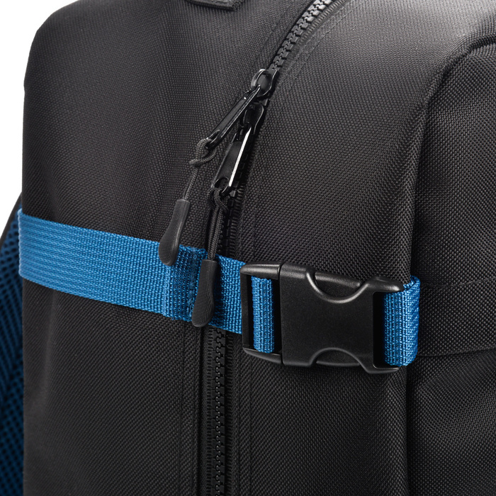 Plecak kabinowy Meteor Hermod 20 l czarny/niebieski