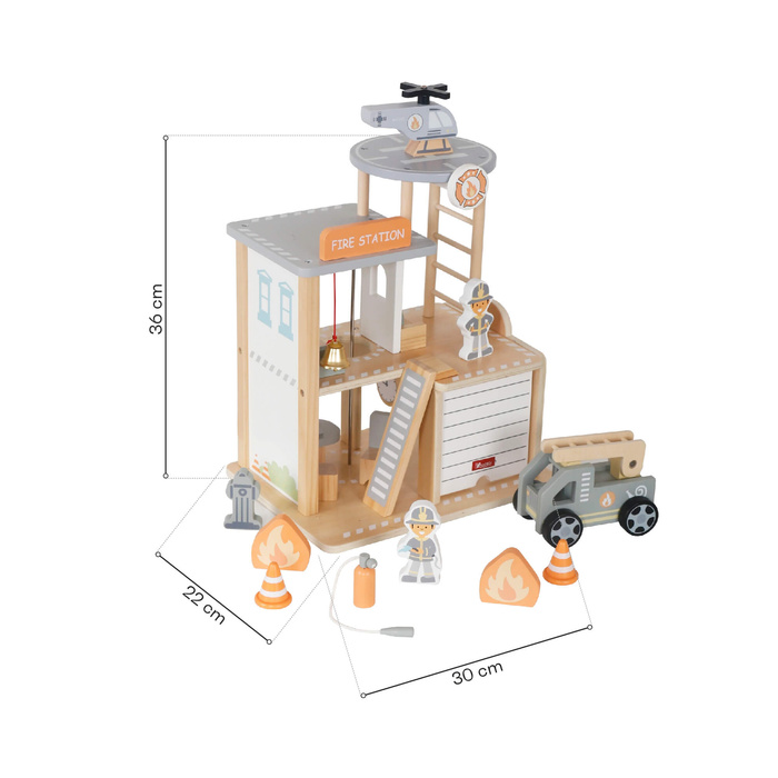 Drewniana remiza strażacka 