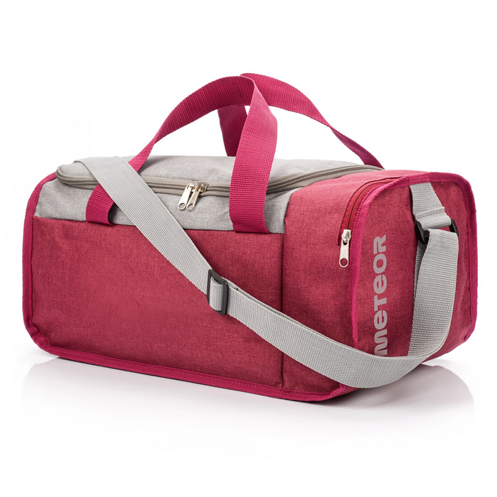 Torba fitness Meteor Nepr purpurowy/szary