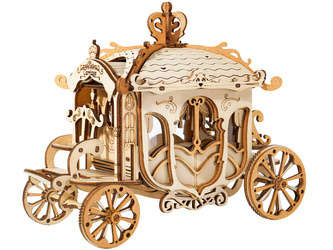 ROBOTIME Drewniany Model Puzzle 3D Wagon