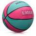 PIŁKA KOSZOWA METEOR LAYUP #4 różowa/niebieska