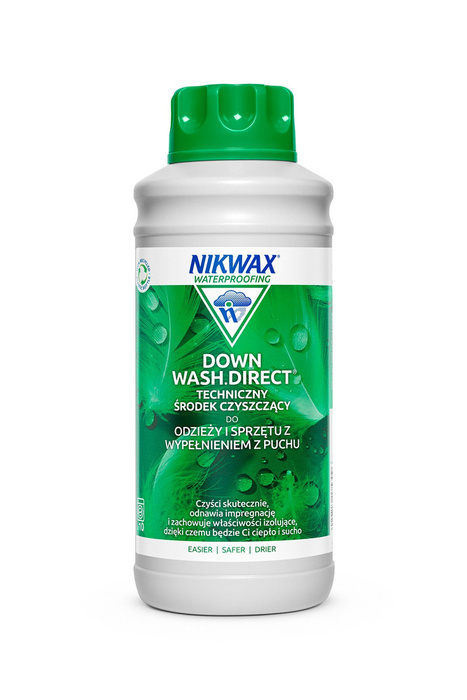 Techniczny środek czyszczący do odzieży i sprzętu z wypełnieniem z puchu Down Wash Direct 1 litr Nikwax