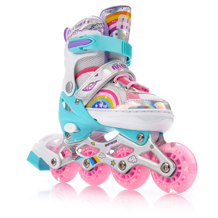 Rolki Meteor Rainbow M 34-37