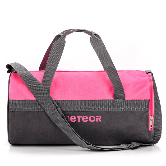 Torba fitness Meteor Siggy różowy/szary