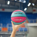 PIŁKA KOSZOWA METEOR LAYUP #4 różowa/niebieska