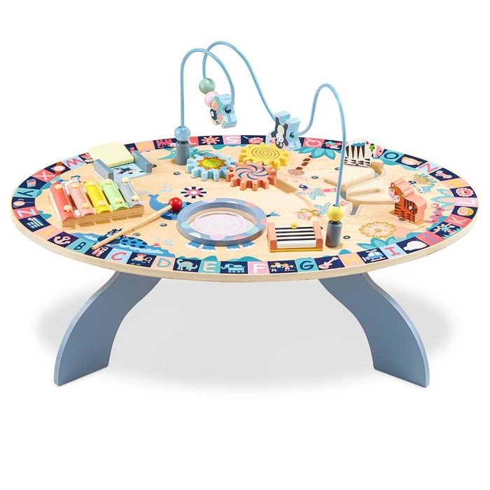 Drewniany stolik edukacyjny Montessori Mamabrum