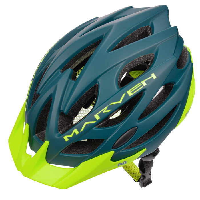 Kask rowerowy Meteor Marven S 52-56 cm zielony/ciemnozielony