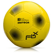 Piłka nożna Meteor FBX 5 neonowy żółty