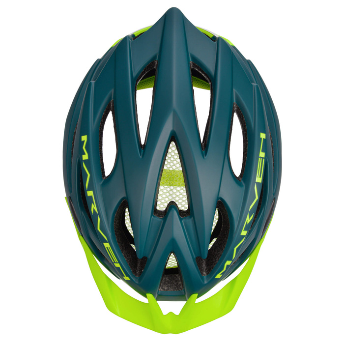 Kask rowerowy Meteor Marven S 52-56 cm zielony/ciemnozielony