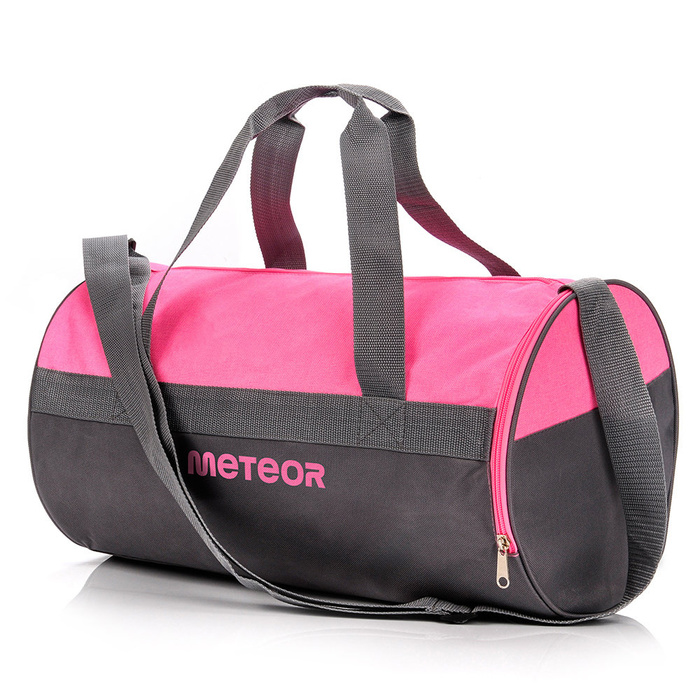 Torba fitness Meteor Siggy różowy/szary