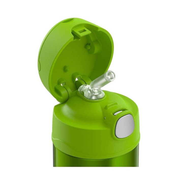 Termos dziecięcy ze słomką 355 ml THERMOS - limonkowy