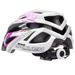 Kask rowerowy Meteor Gruver S 52-56 cm biały/szary/różowy