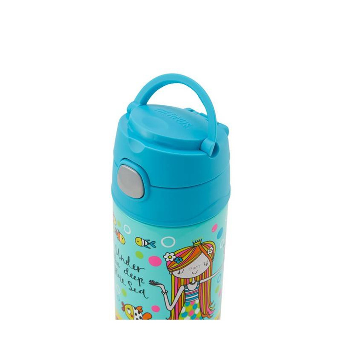 Termos dziecięcy ze słomką 355 ml THERMOS – syrena