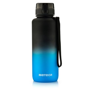 Bidon sportowy Meteor 1500 ml czarny/niebieski
