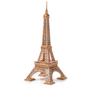 Drewniane Puzzle Model 3D - Wieża Eiffla Little Story