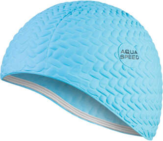 Lateksowy czepek pływacki na długie włosy Aqua Speed BOMBASTIC TIC-TAC kolor 02