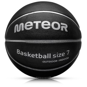 Piłka koszykowa Meteor treningowa Cellular 7 czarny/srebrny