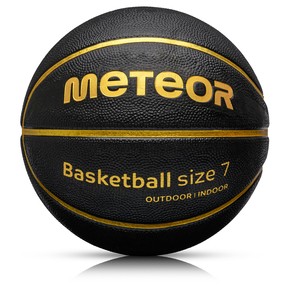 Piłka koszykowa Meteor treningowa Cellular 7 czarny/złoty