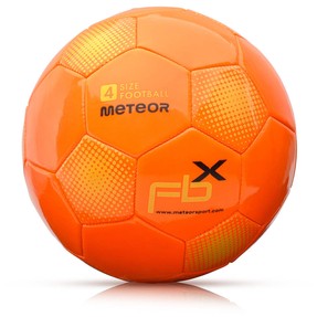 Piłka nożna  METEOR FBX #4 pomarańczowa