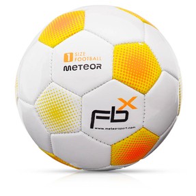 Piłka nożna Meteor FBX 1 biały