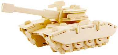 ROBOTIME Drewniane Puzzle 3D Model Czołg