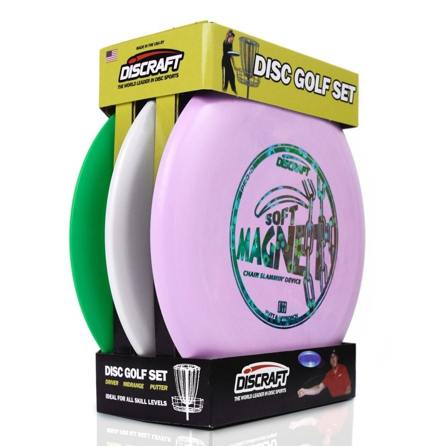 Frisbee Discraft Disc Golf Set Beginner DSSB 1 różowy biały zielony Sklep sportowy i