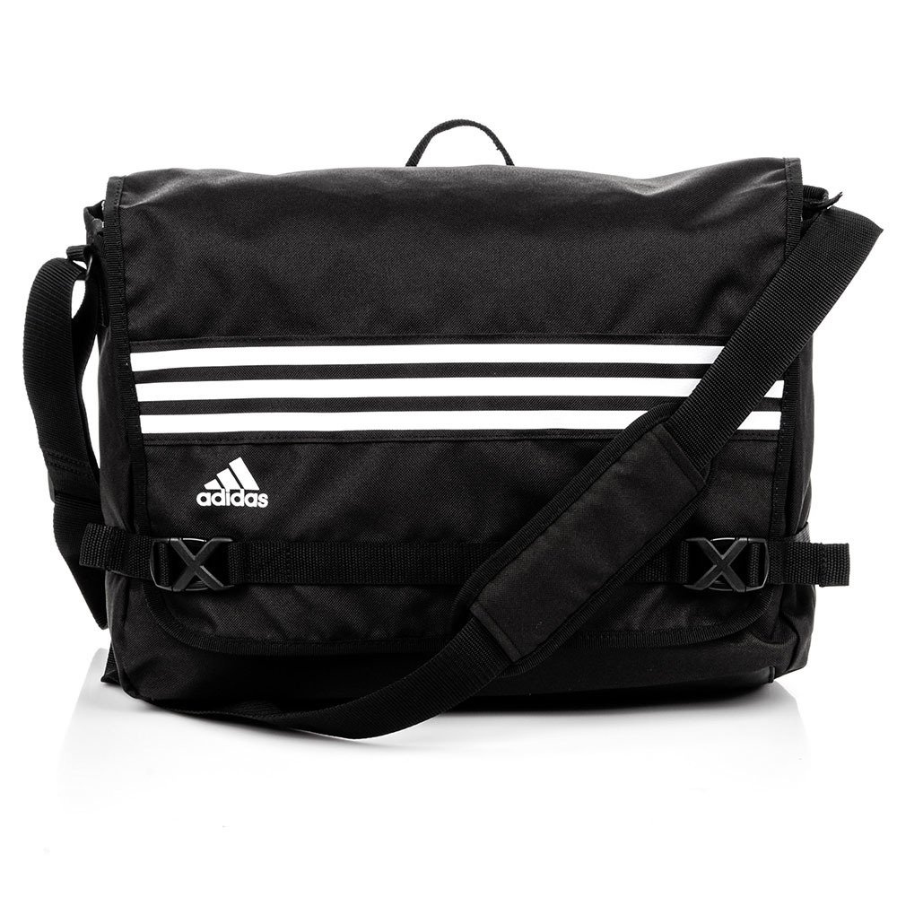TORBA NA RAMIĘ ADIDAS AB1866 czarna, białe logo | TURYSTYKA \ Bagaż