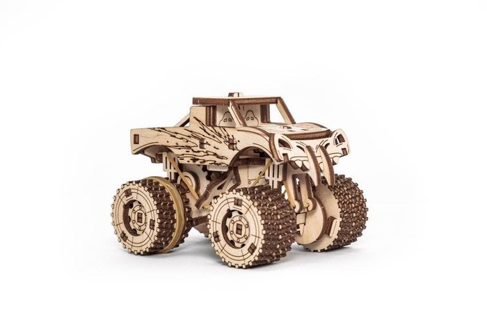 EWA Drewniane Puzzle 3D Zestaw 5 Pojazdów
