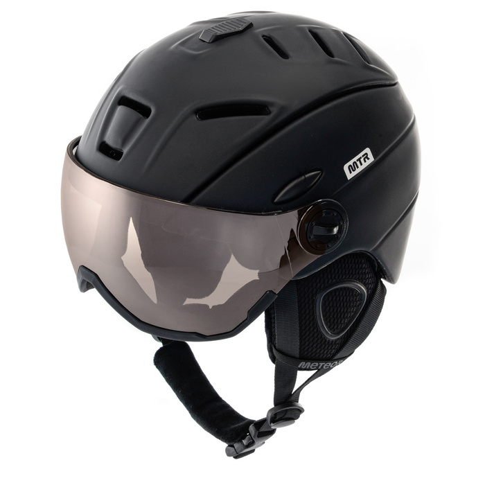 Kask narciarski Meteor Holo XL 61-63 cm czarny