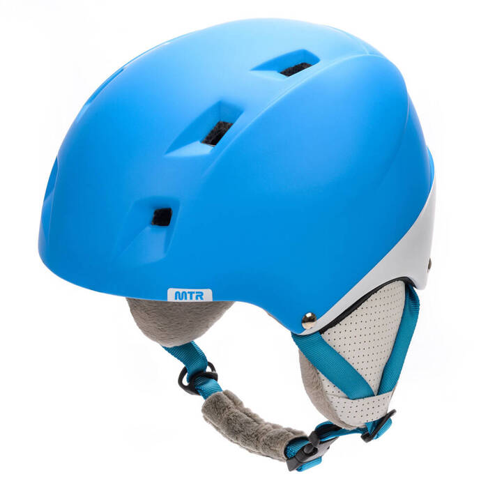 Kask narciarski Meteor Kiona S niebieski/biały 53-55cm