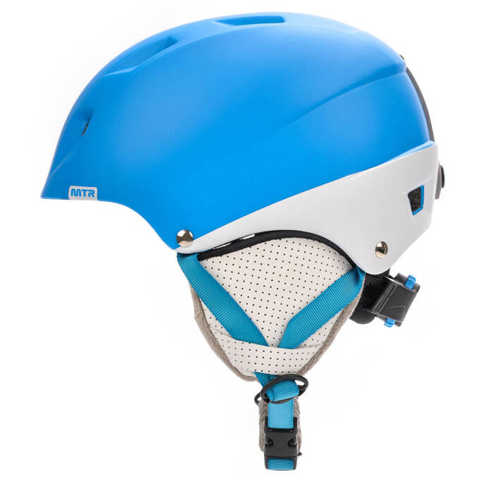 Kask narciarski Meteor Kiona S niebieski/biały 53-55cm