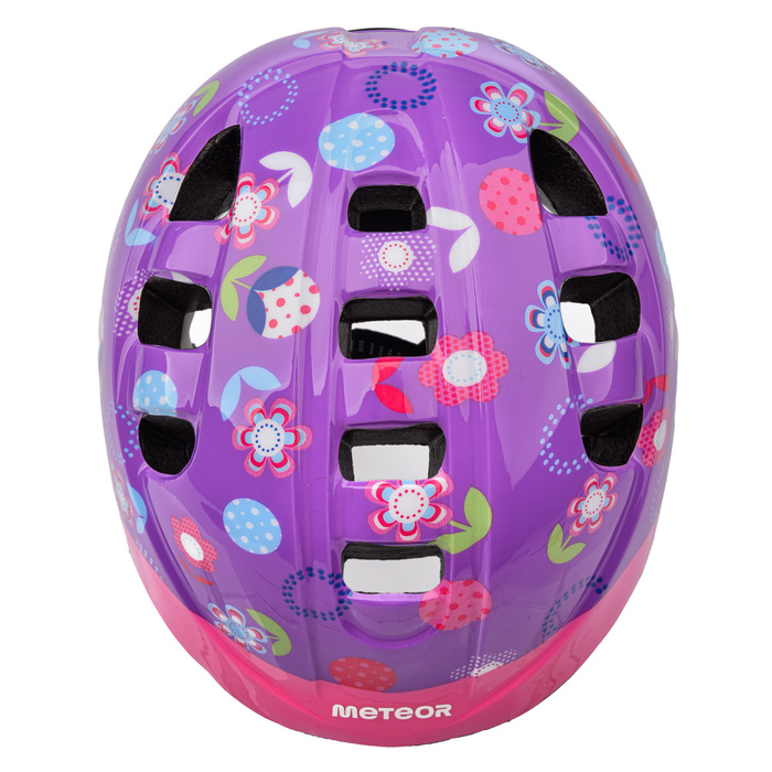 Kask rowerowy Meteor MA-2 S 48-52 cm Flower