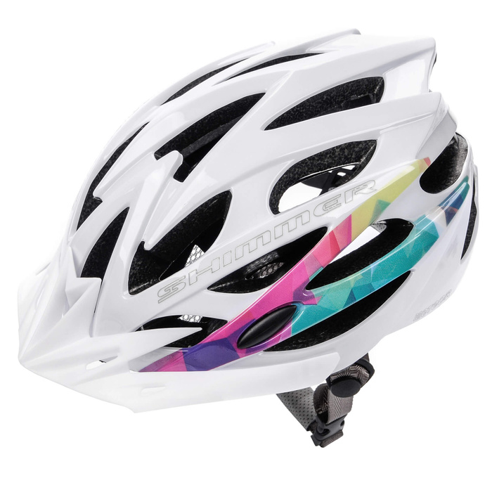 Kask rowerowy Meteor Shimmer L 58-61 cm biały