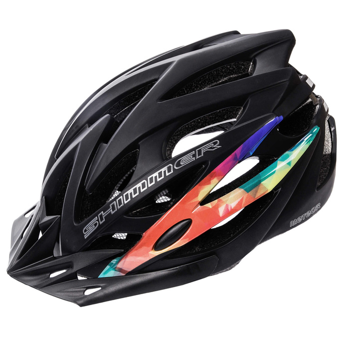 Kask rowerowy Meteor Shimmer S 52-56 cm czarny