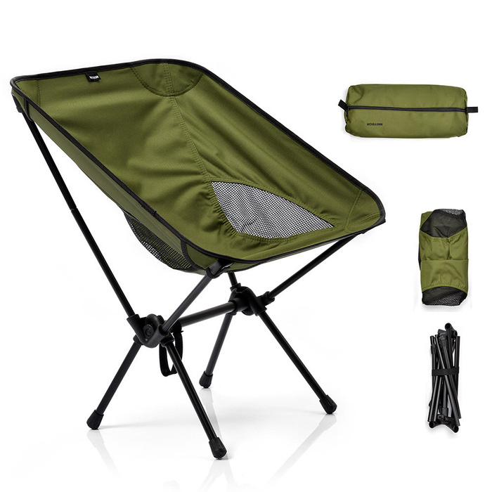 Krzesło składane Meteor Schelp khaki