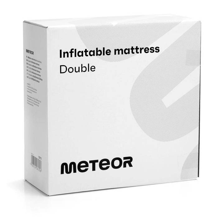 Materac welurowy 188 x 137 x 22 cm Meteor Double